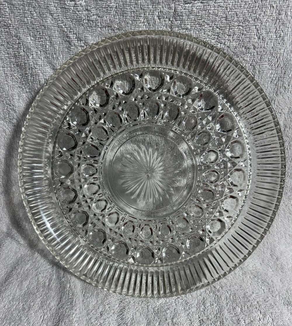 Federal Glass Windsor 11 Inch Clear Plate